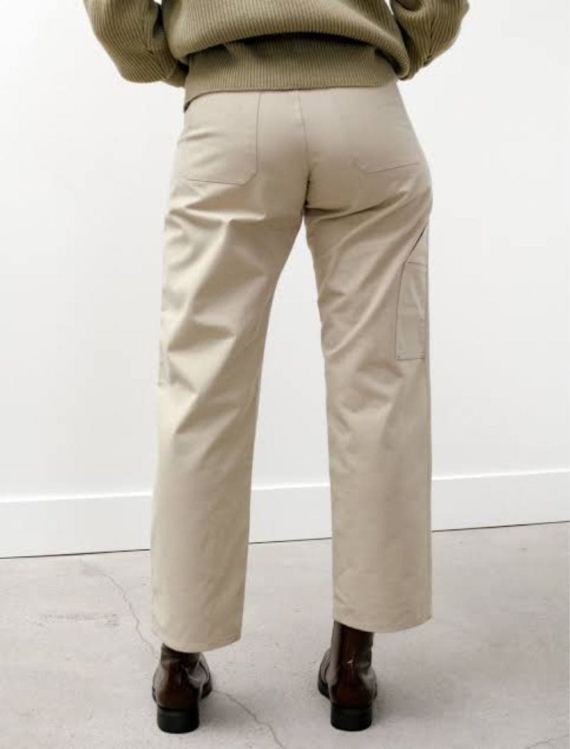 【新品】AURALEE COTTON OILED CANVAS PANTS