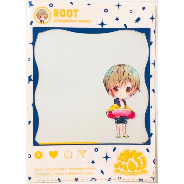 新品★すとぷり【るぅと】クリアファイル★マリンスタイル＆水着ver.★2点セット