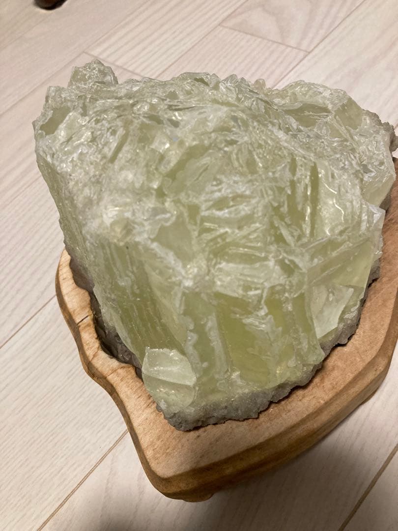 稀少　鑑賞石　台座付き