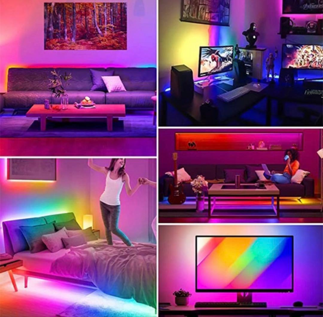 【10本おまとめ】LED テープライト 5m 照明 ライト 店内装飾