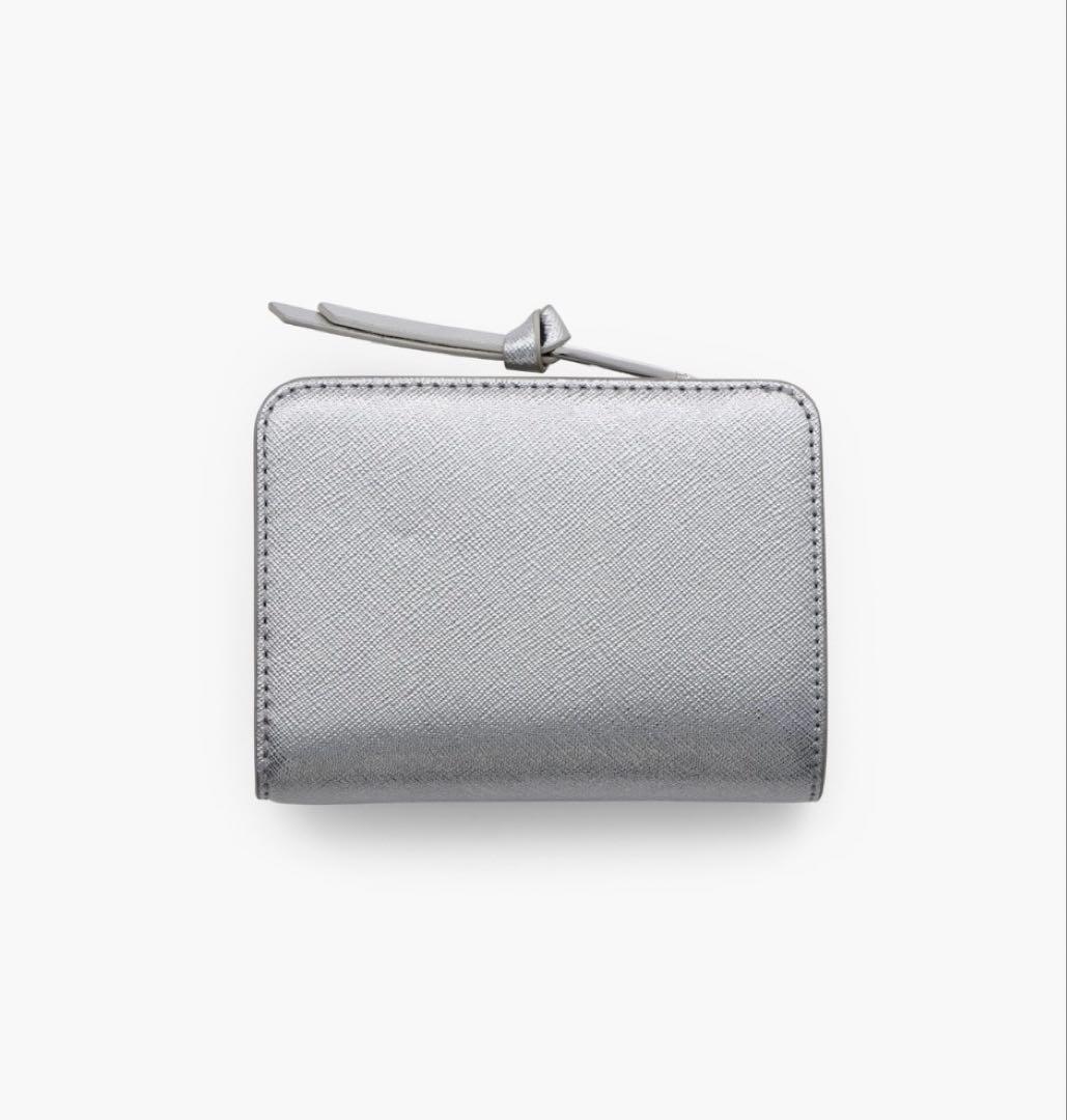 MARC JACOBS シルバー 二つ折り財布 美品