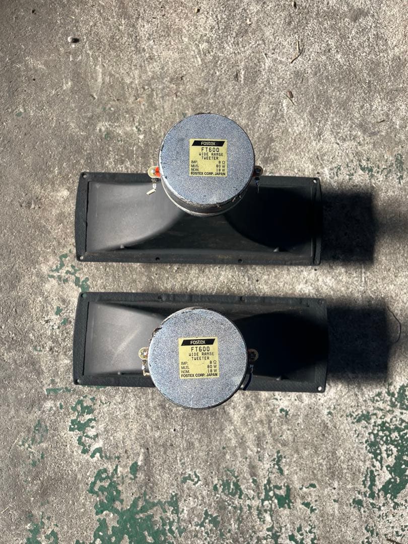 FOSTEX FT600 ホーン型ツィーター ペア 2台セット