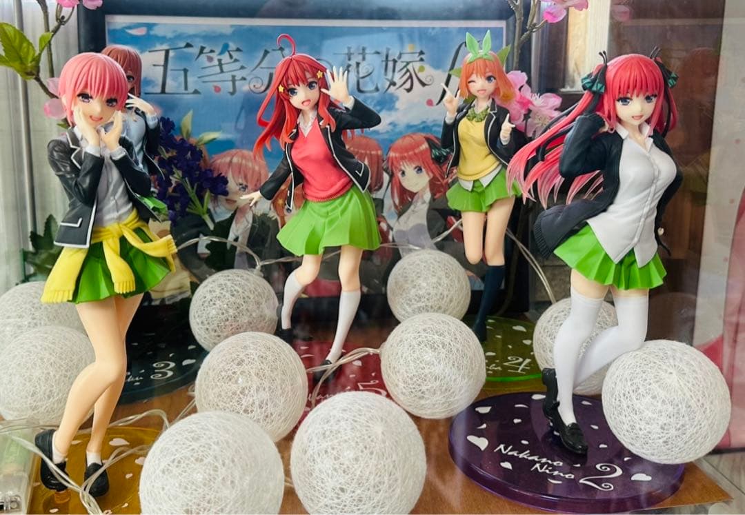 五等分の花嫁　中野ニ乃　アクリルスタンド　セット