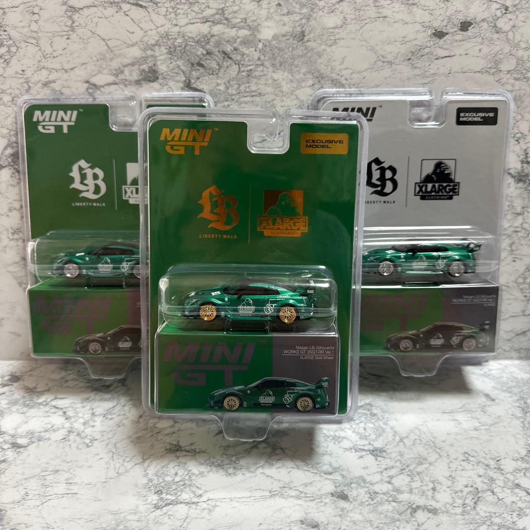 MINI GT LBWK & XLARGE 3台セット