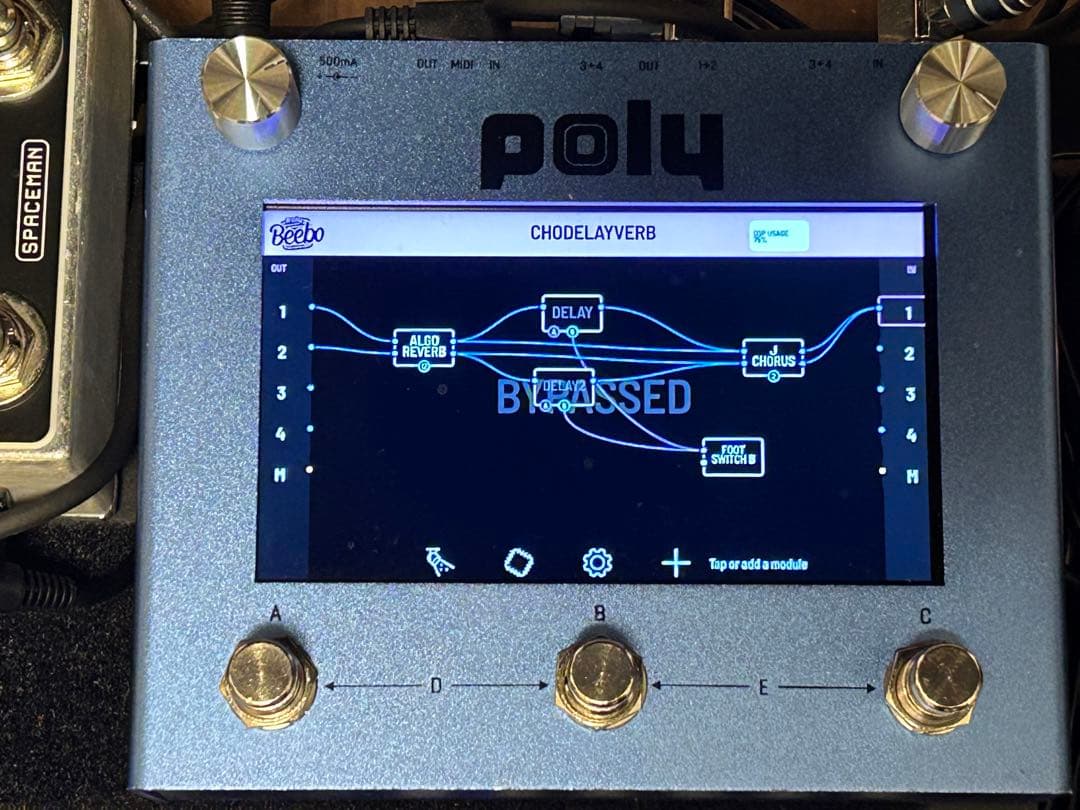 ギター beebo poly effects