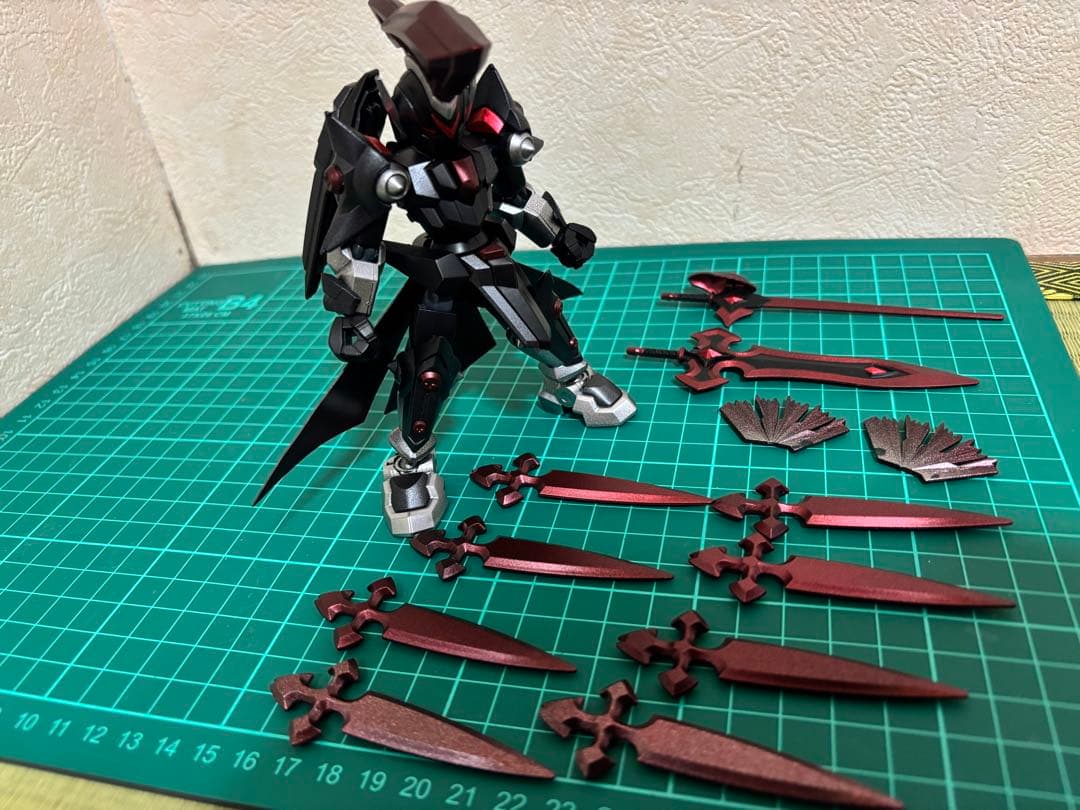 ダンボール戦記　LBXオーディーンmk2 アキレスD9 ジャンク　塗装完成品