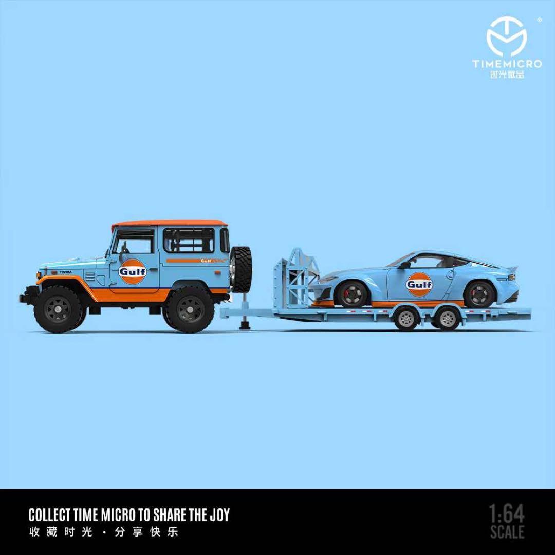 1/64 timemicro 400z + トレーラー + FJ40 ガルフ
