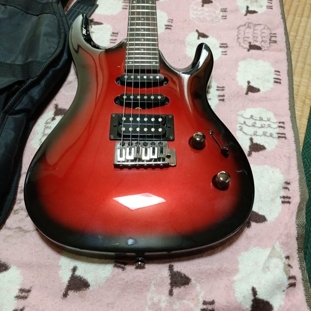 Aria Pro II MAC-series レッド エレキギター