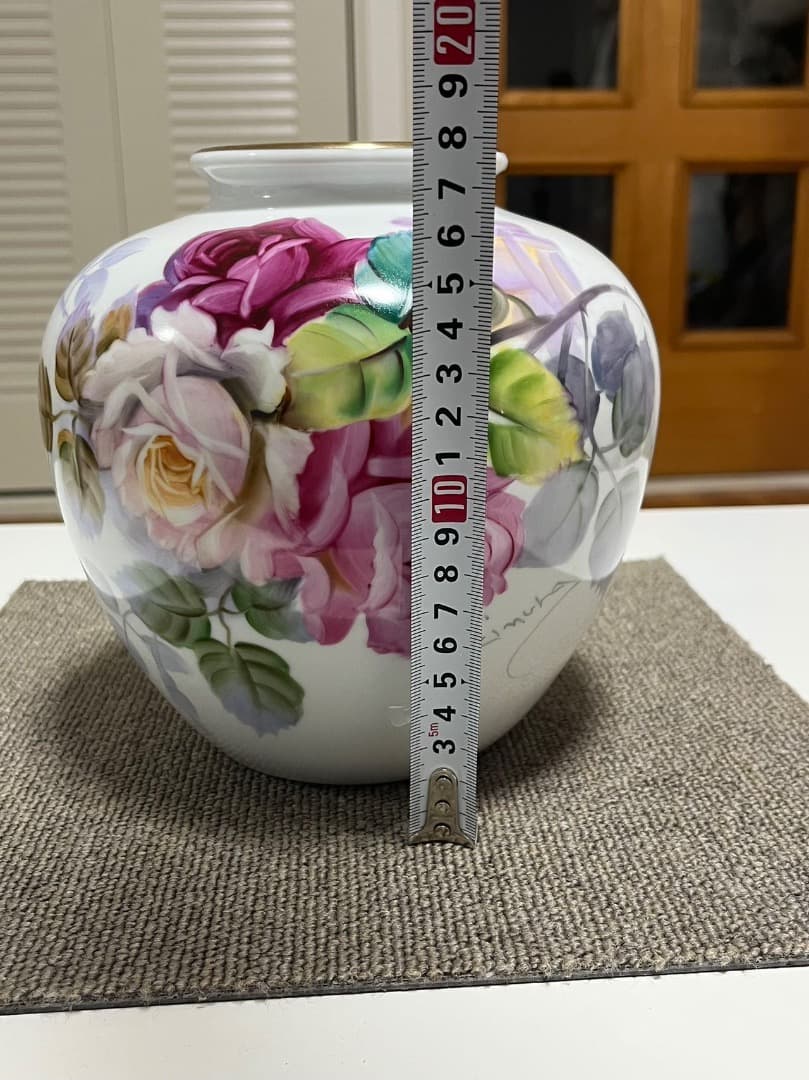 Noritake オールドノリタケ 木村義一 ハンドペイント バラ絵 花模様金彩