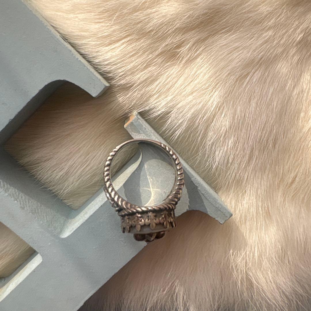 ★ PATRICK COX パトリックコックス 白蝶貝り ング サイズ15.5号