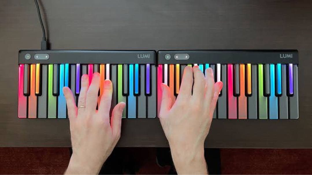 ROLI LUMI後継 Piano M 新品2台セット カラフルに輝くキーボード