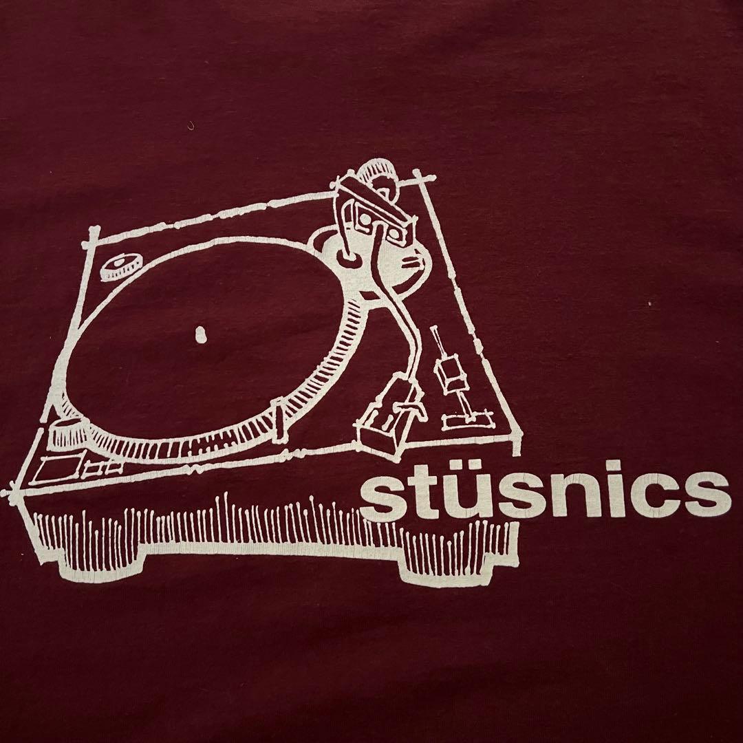 90s stussy 白タグ　tシャツ　stusnics