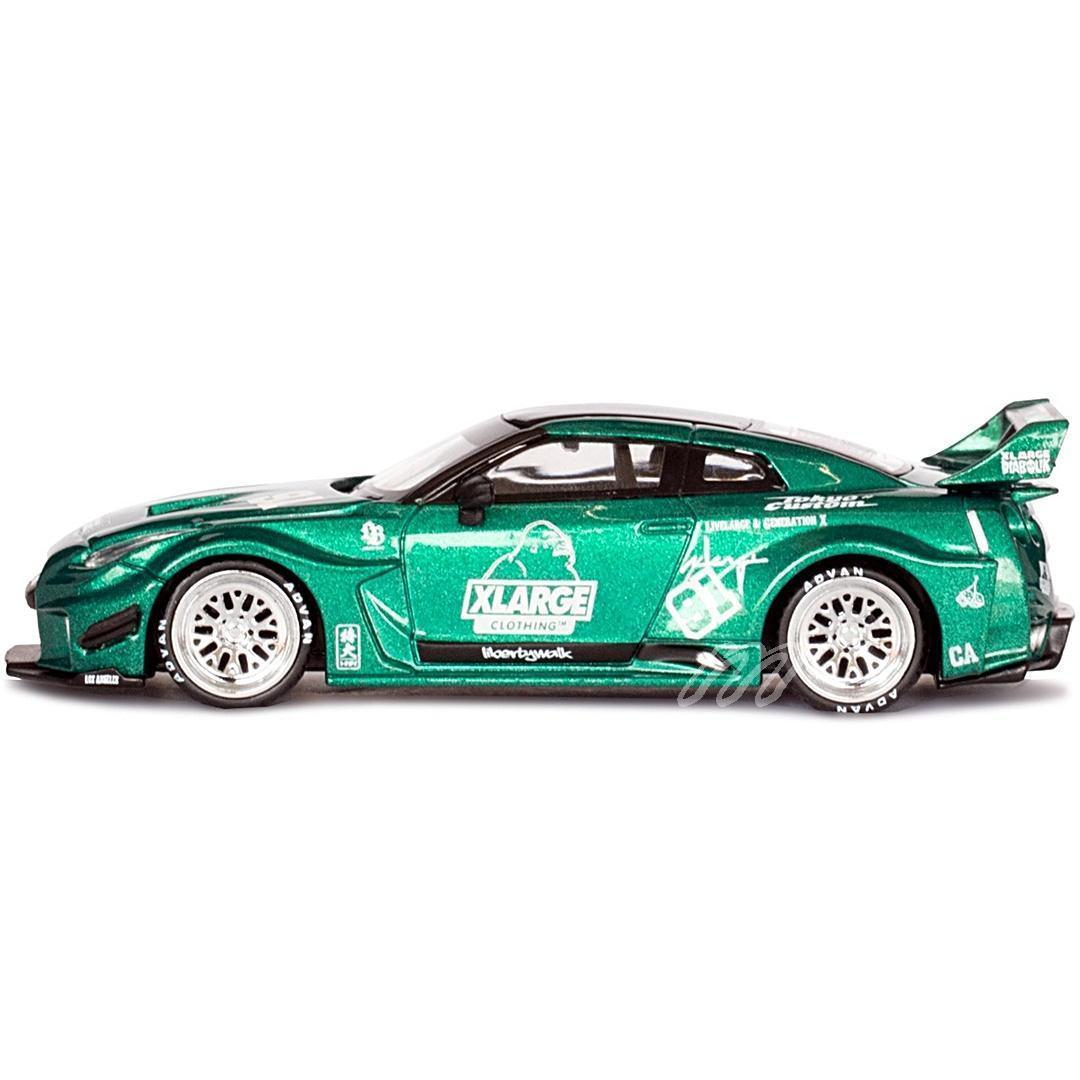 MINIGT LBWK × XLARGE GT NISSAN 35GT グリーン