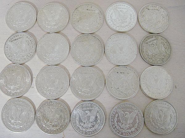 ★1枚の価格★ アメリカ モルガンダラー 銀貨 1921年 本物　1ドル