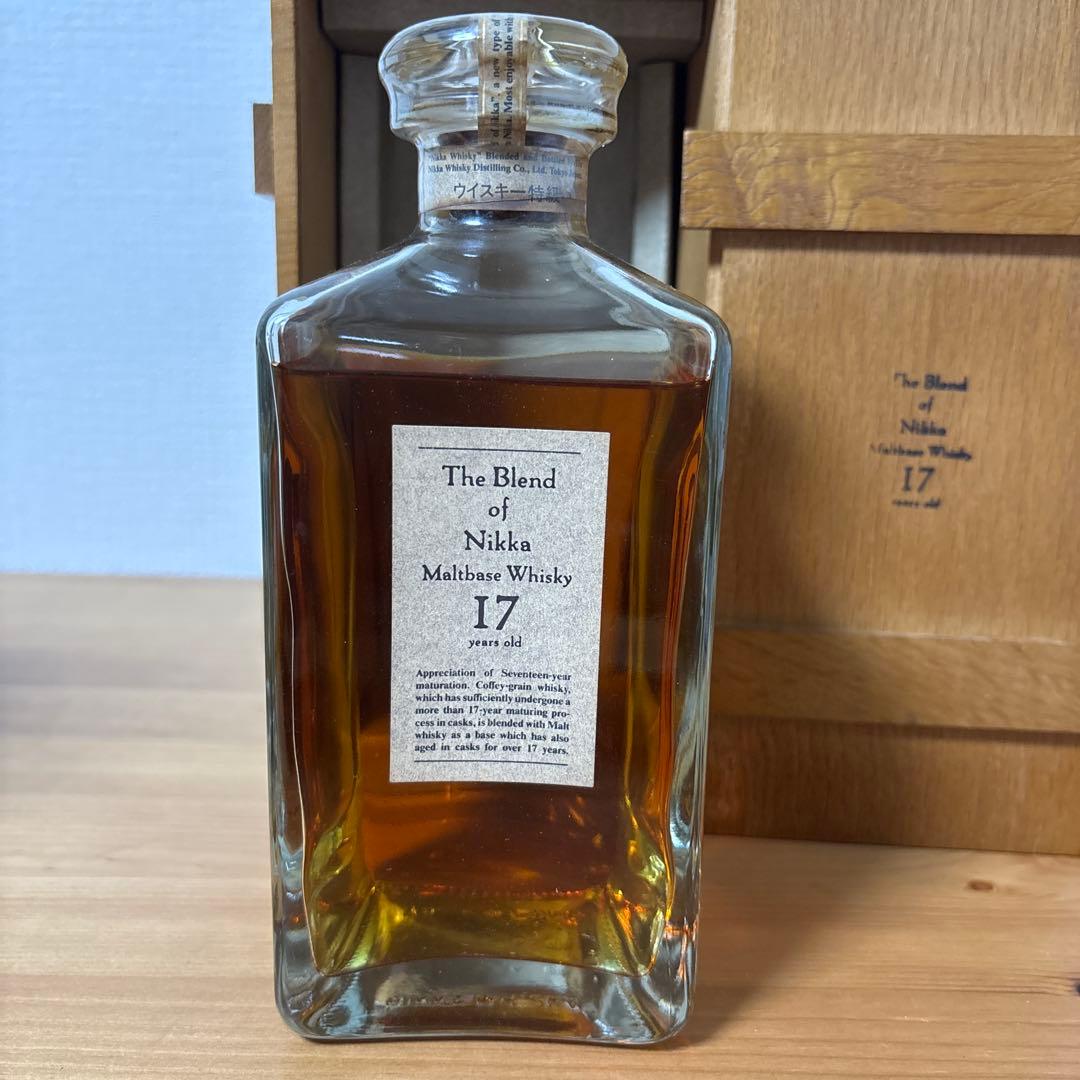 ニッカ　17年　NIKKA ザ ブレンド オブ ニッカ モルトベース 箱付❷