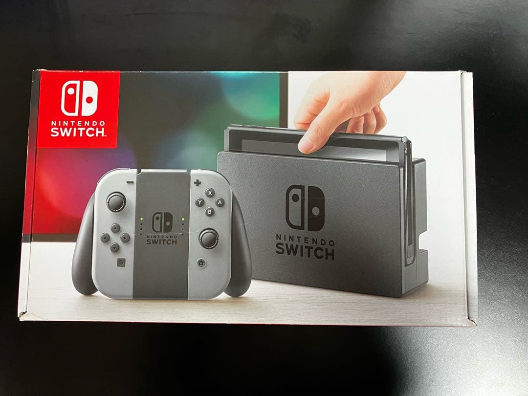 【即日発送可】初代Switch本体（+純正ポーチ・保護シール・スタンド付き）