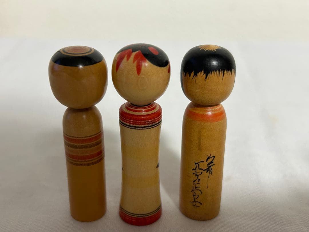 昭和レトロ　ミニこけし　９点まとめて　伝統こけし