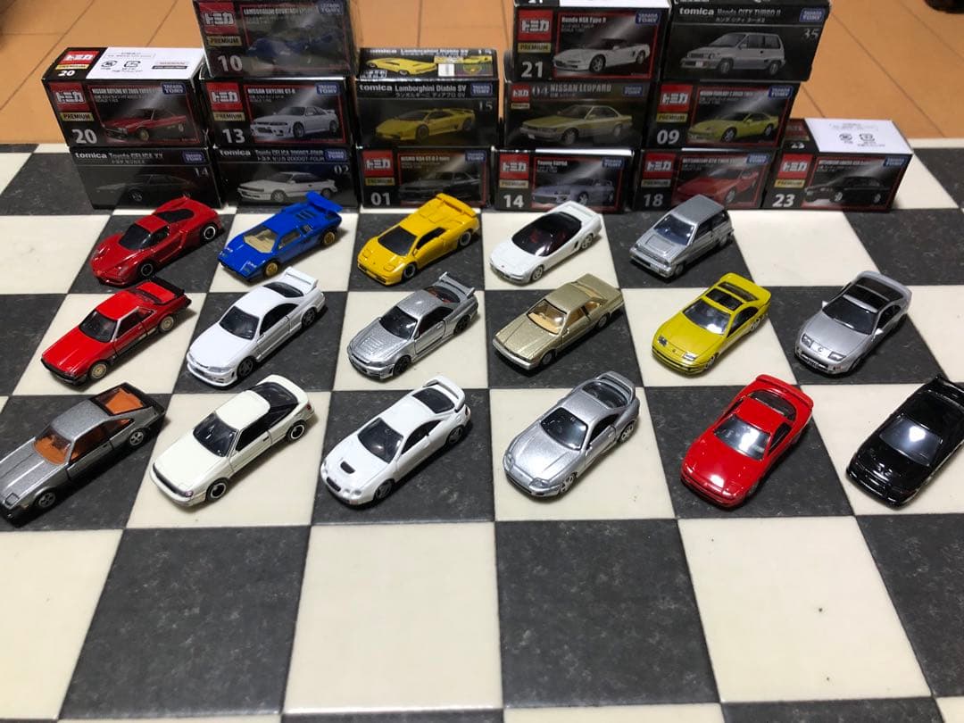 1/64絶版トミカ プレミアム廃盤品セット➕workホイールセット
