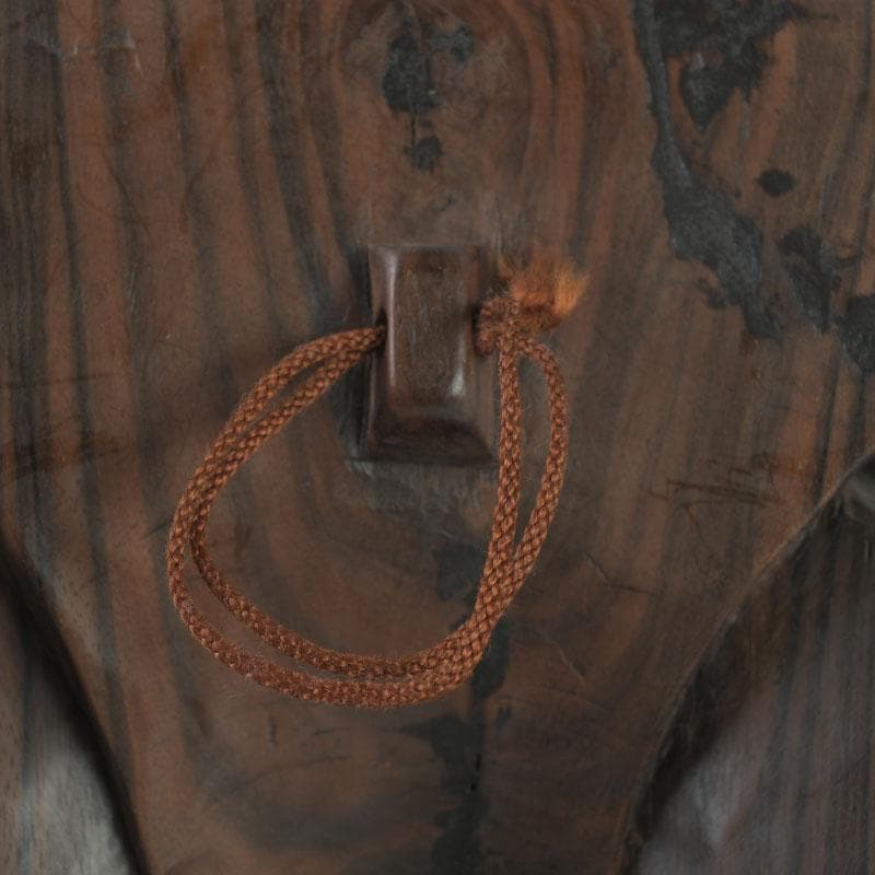 バリ島　インドネシア　木彫　ガルーダ　面　壁飾　C　8630