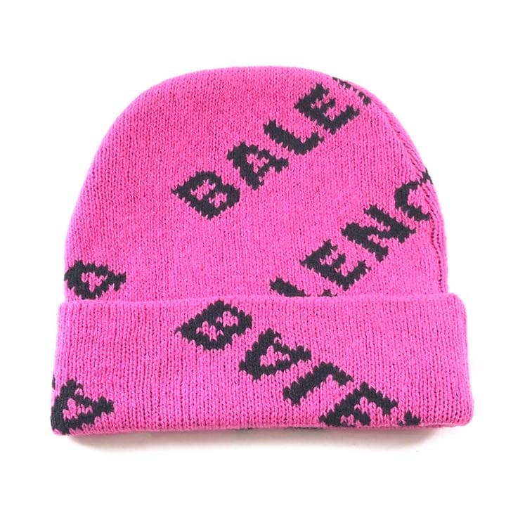 【全国送料無料】BALENCIAGA バレンシアガ ロゴニットキャップ
