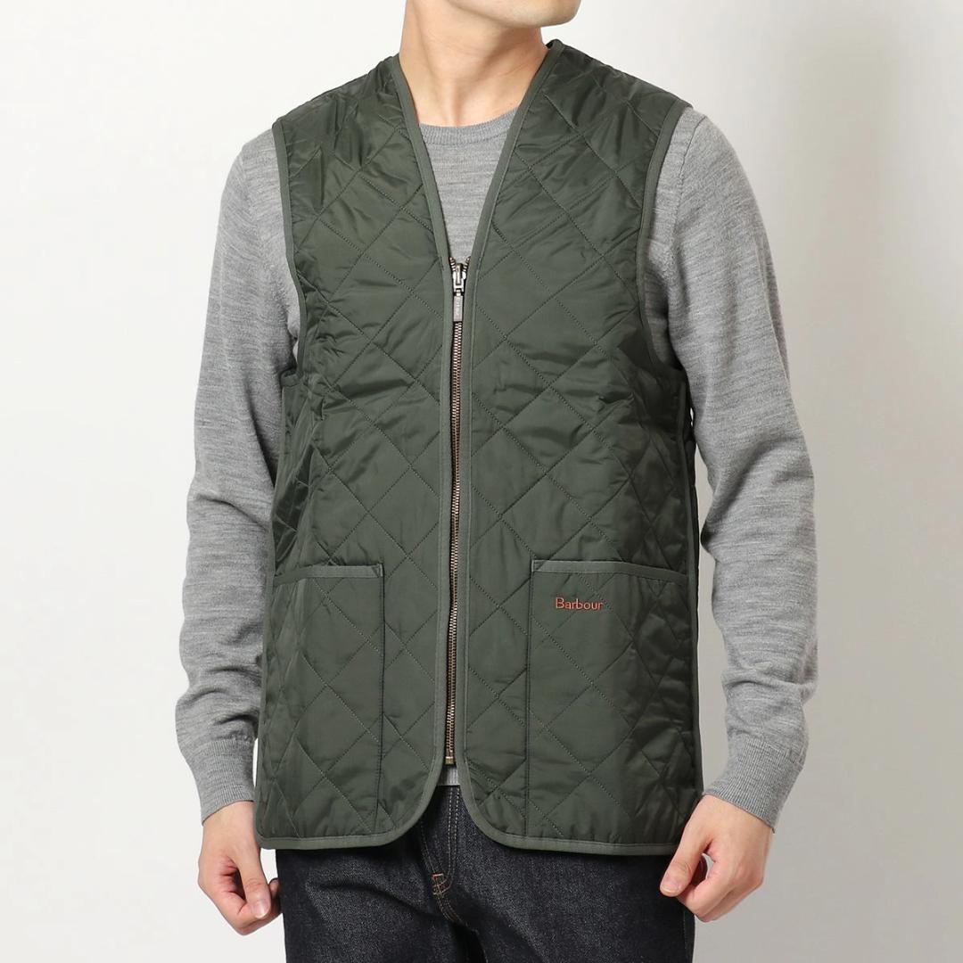 BARBOUR バブアー キルティングベスト MLI0001 カーキグリーン