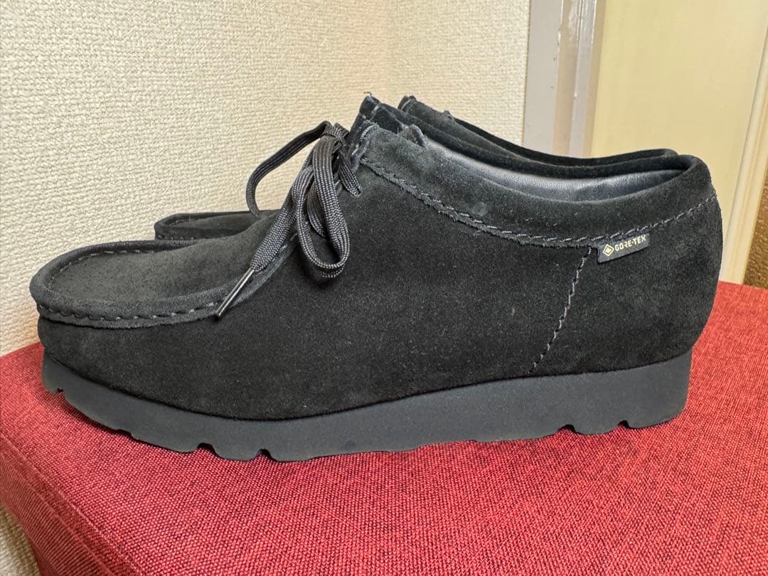 Clarks Wallabee GTX 黒スエード UK8.0 / 26.0cm