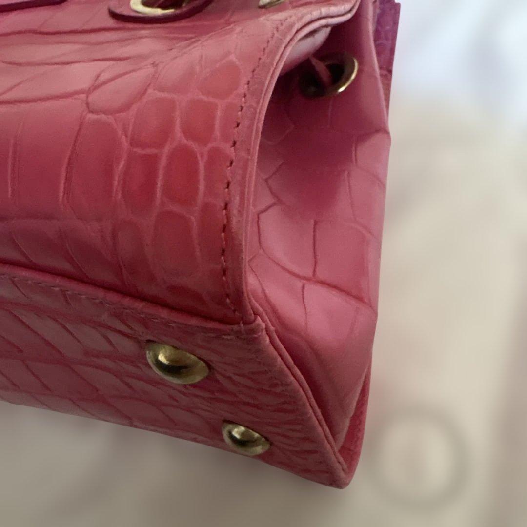 JIMMY CHOO ピンク ハンドバッグ