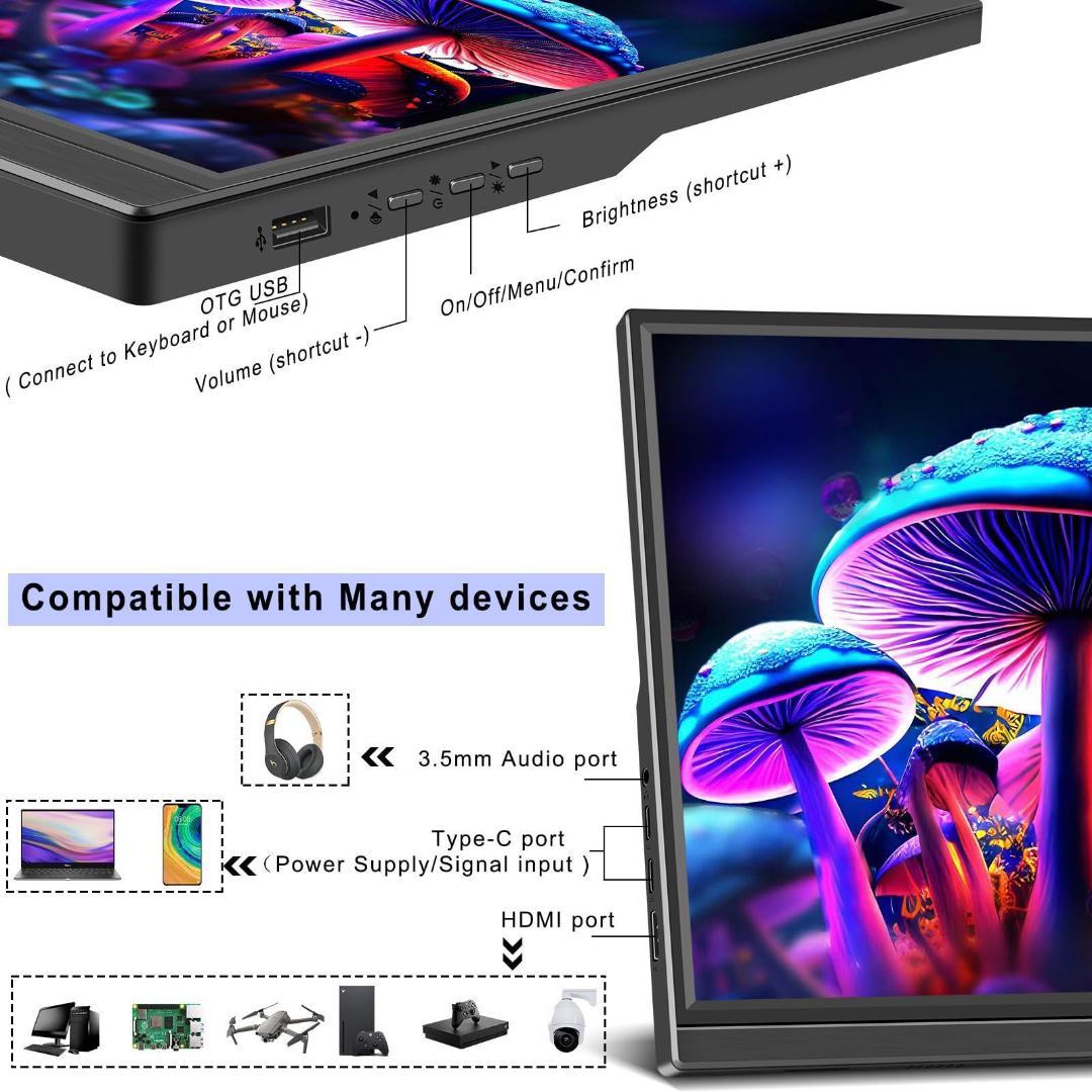 FHD IPSパネル HDR 1920x1080 ゲームモニター 薄型