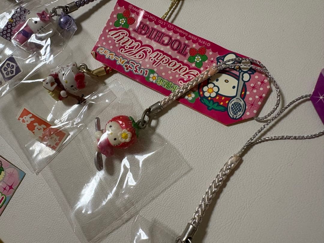 【みやざき様】ハローキティ ストラップ5個セット