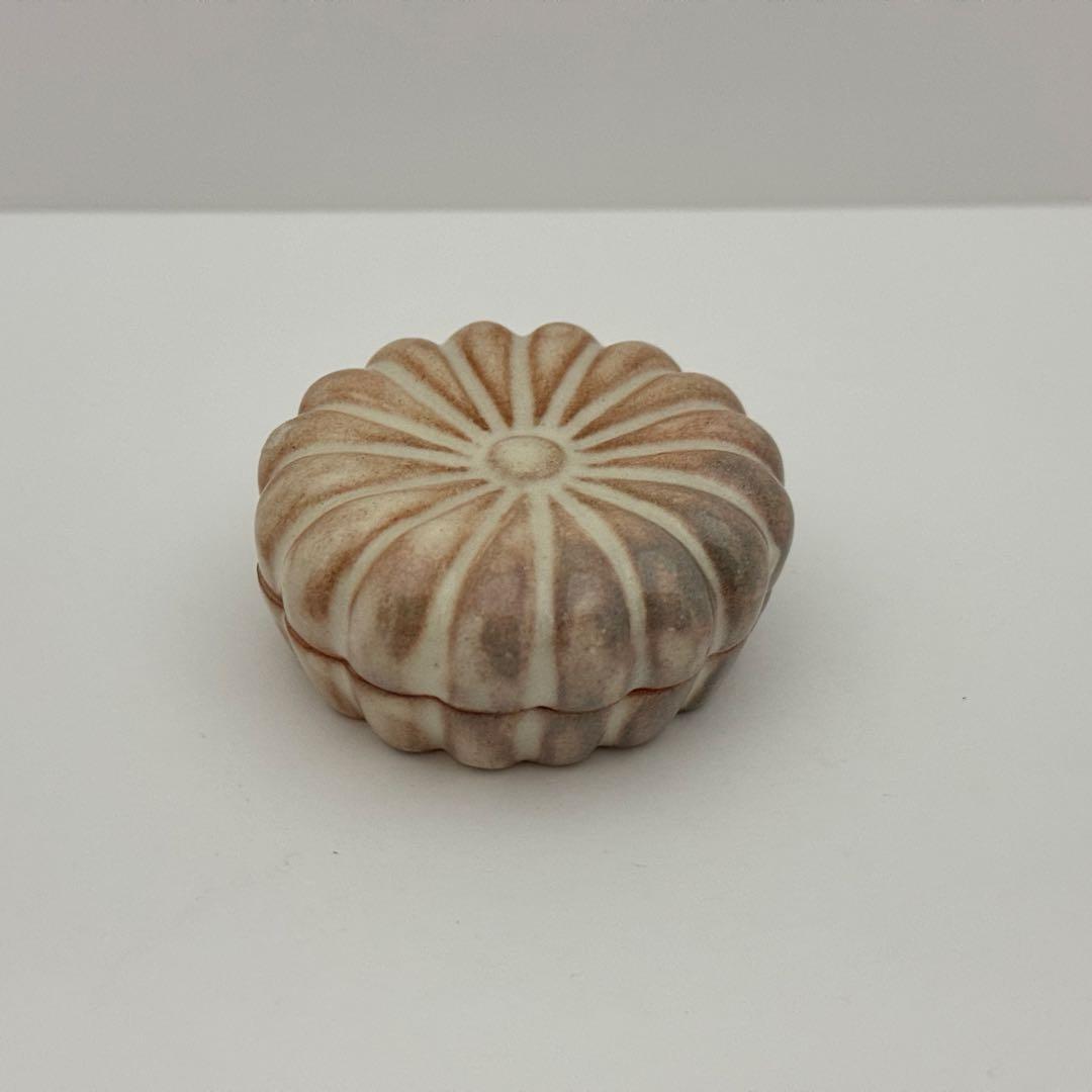茶道具 坂倉新兵衛 萩焼 菊香合 共箱 茶道