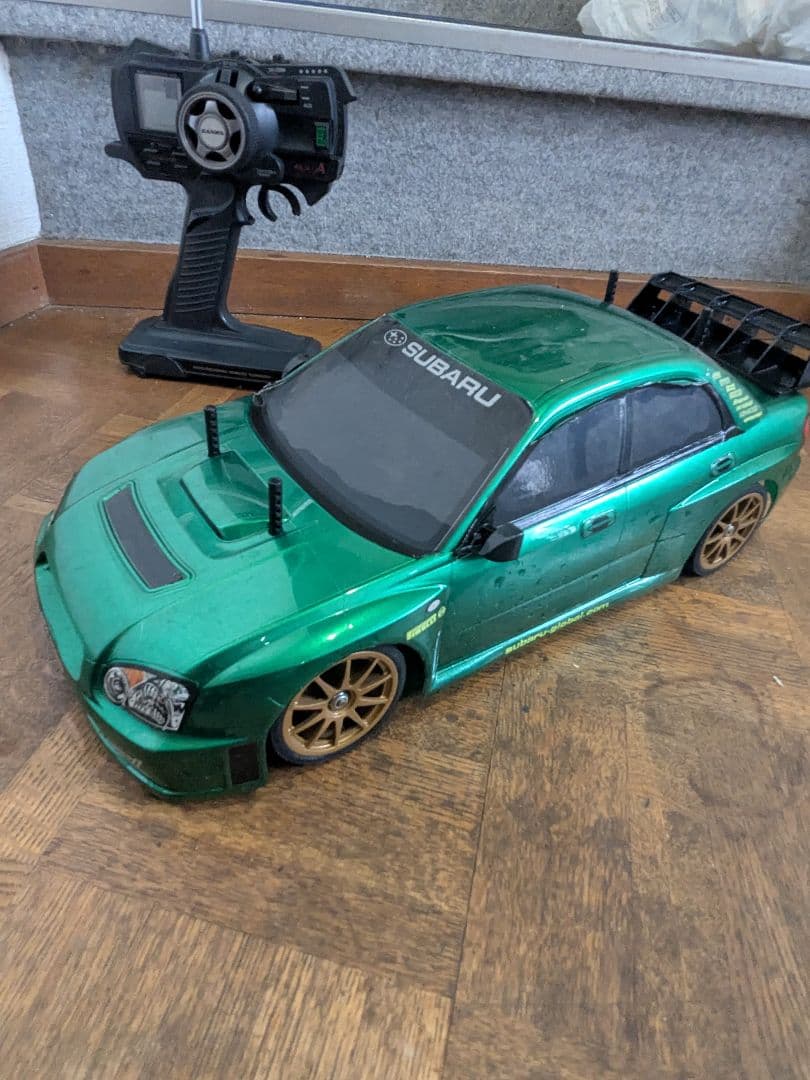 SUBARU グリーンスポーツカーラジコン