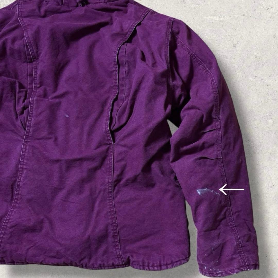 ぽ古着ダックパーカーアクティブジャケット短丈90s裏ボアジップフーディース