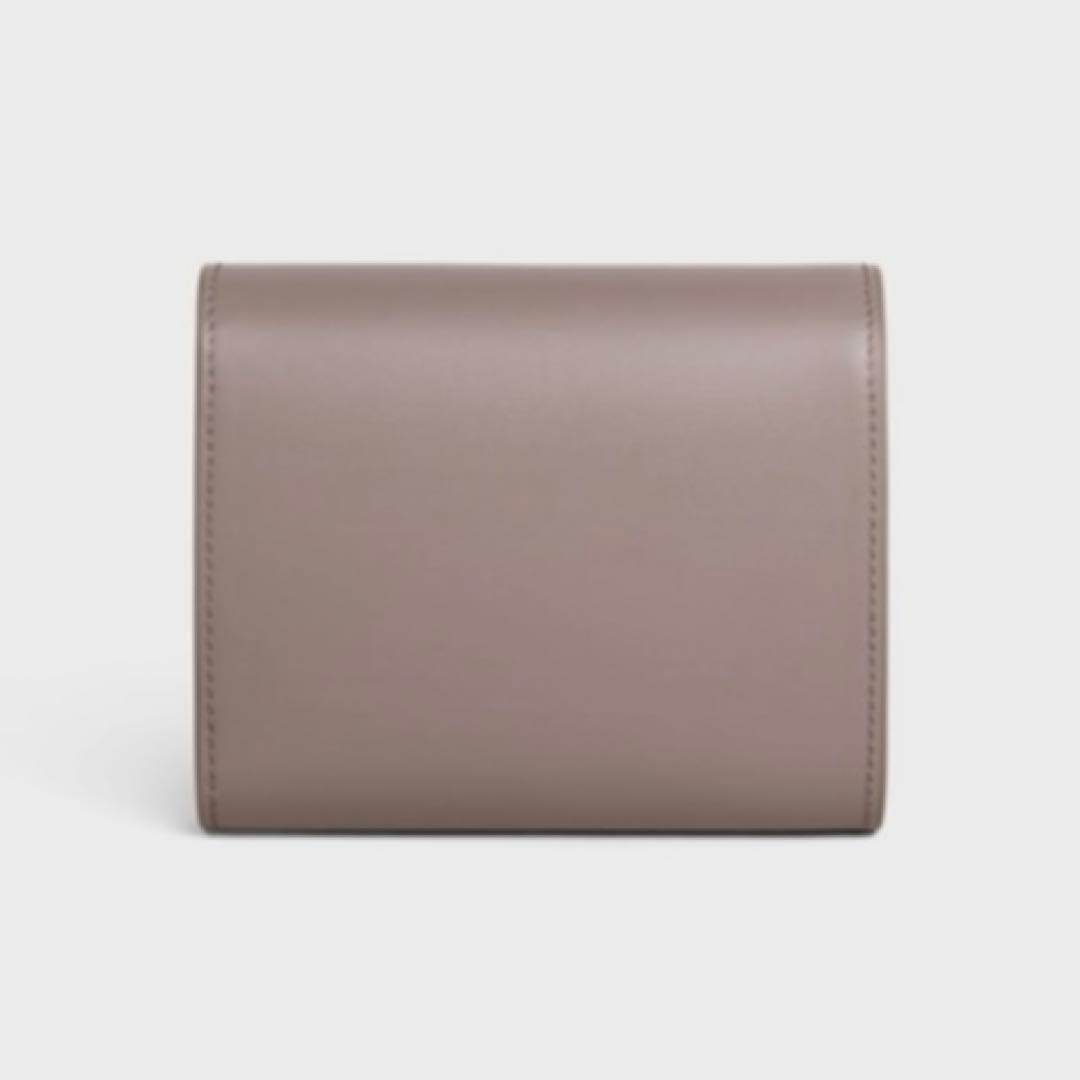 【正規品】 スモールウォレット トリオンフ / シャイニーカーフスキン ぺブル
