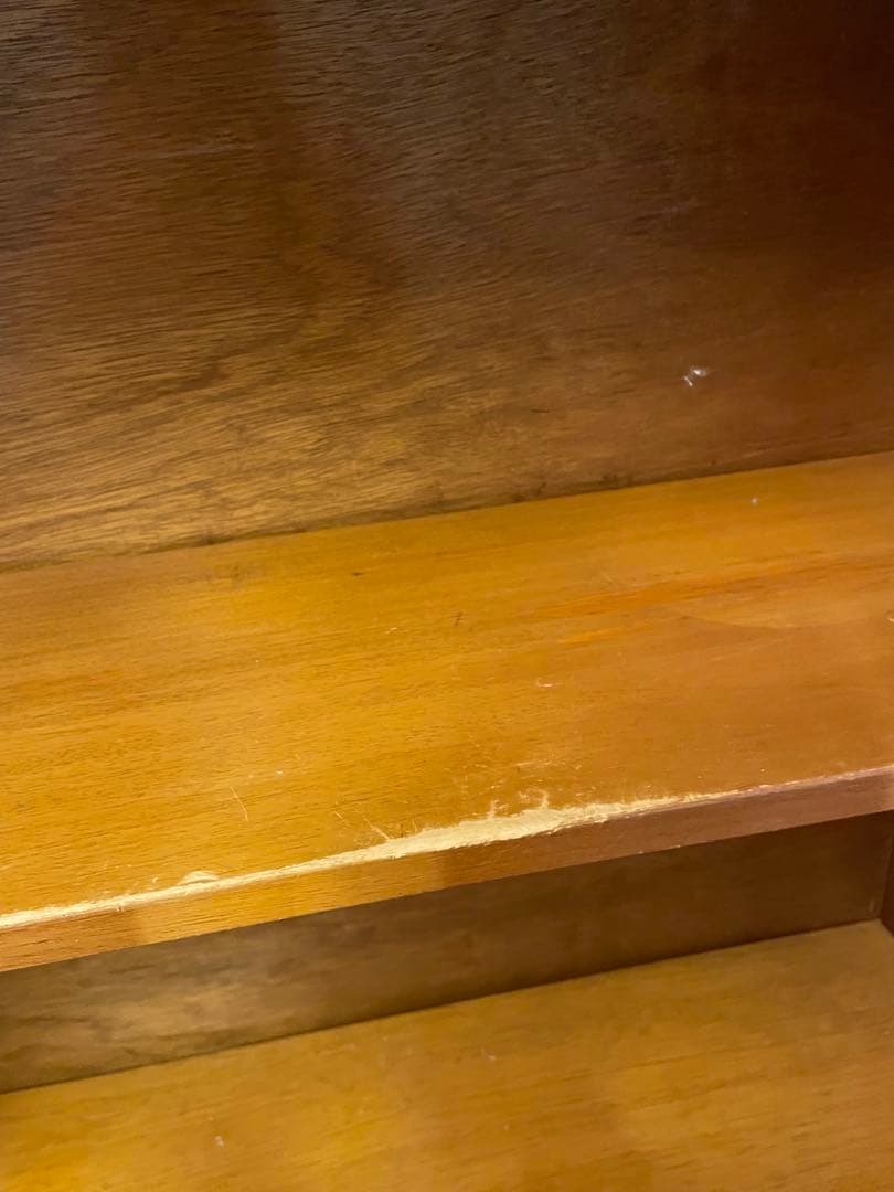 英国イギリス アンティーク家具 ブックケース 本棚 オーク材 猫脚 キャビネット