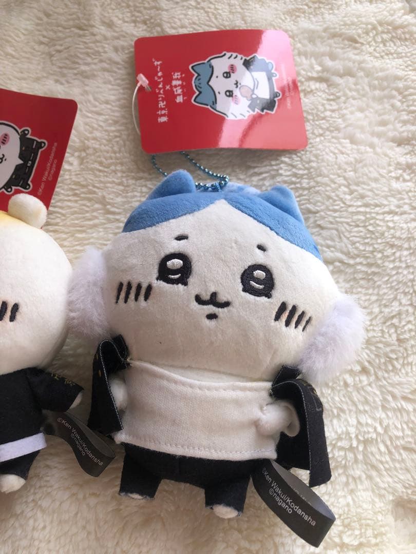 ちいかわ　東京リベンジャーズ　キーチェーンぬいぐるみマスコット　ちいリベ
