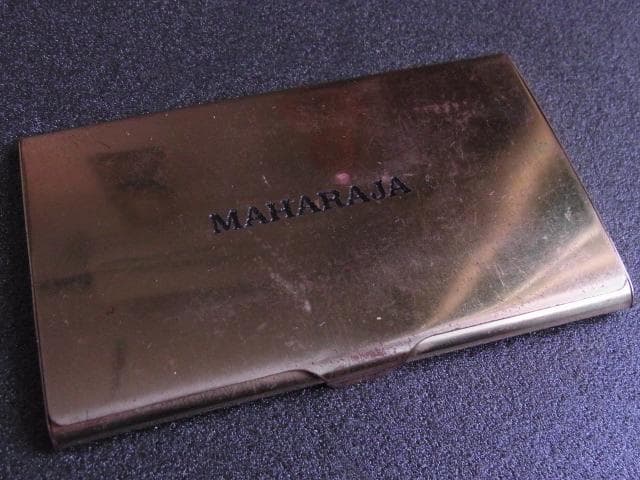 東京　六本木　DISCO　MAHARAJA　名刺入れ　マハラジャ　昭和　当時物