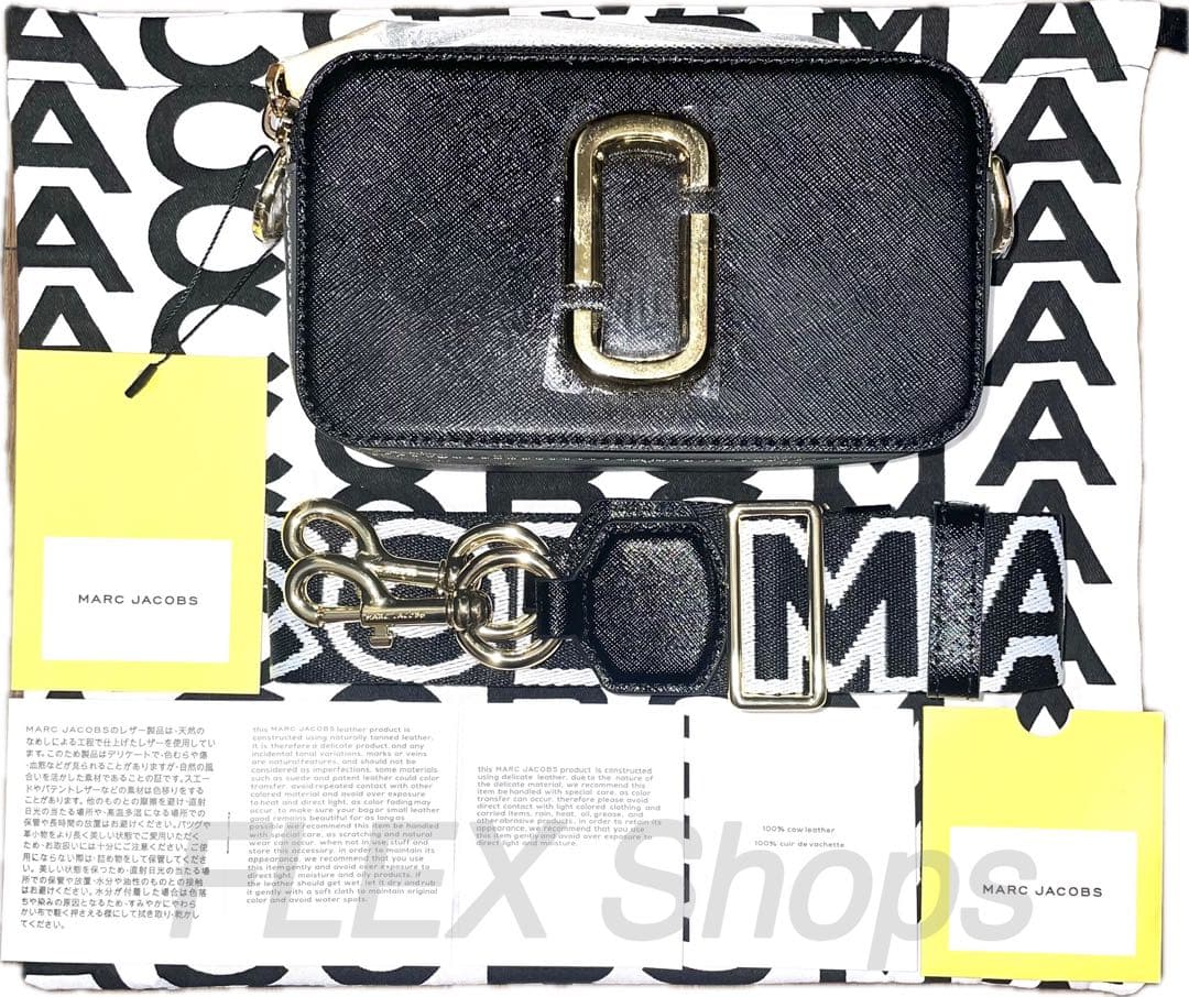 バッグ MARC JACOBS SNAPSHOT COLORBLOCK (BLACK)
