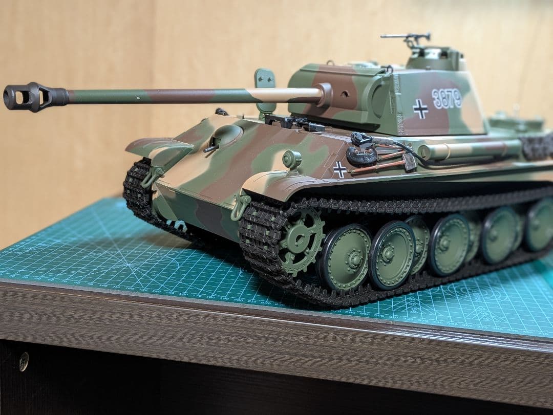 ヘンロン1/16パンサーGラジコン戦車完成品　最新7.0バージョン