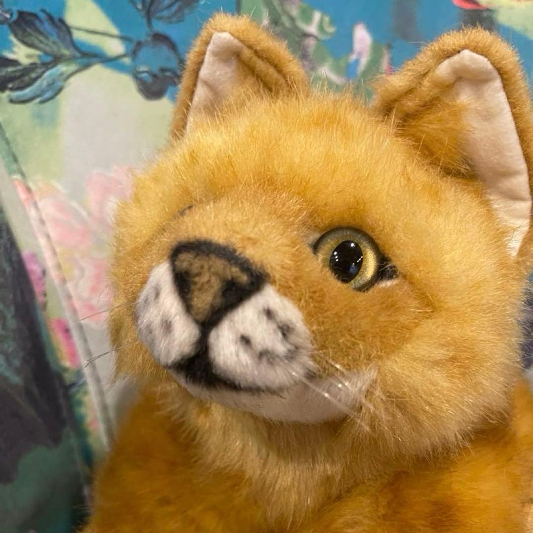 KOSEN ケーセン 寝そべり猫 GINGER CAT,LYING 50cm