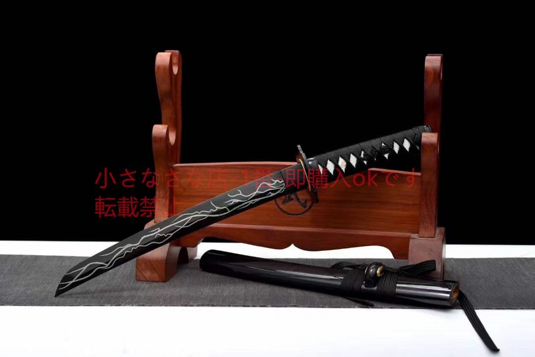 12寸短刀【闇夜の使者】 武具　刀装具　日本刀　模造刀 居合刀  肋差   短刀