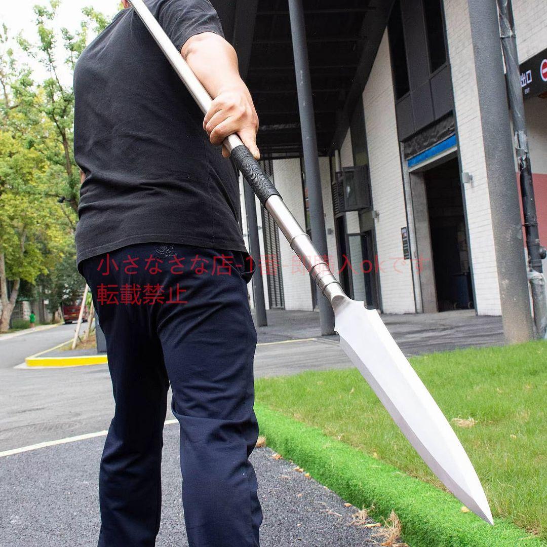 天痕銃 古兵器 武具 刀装具 日本刀 模造刀 金属製　模造槍 3分割式