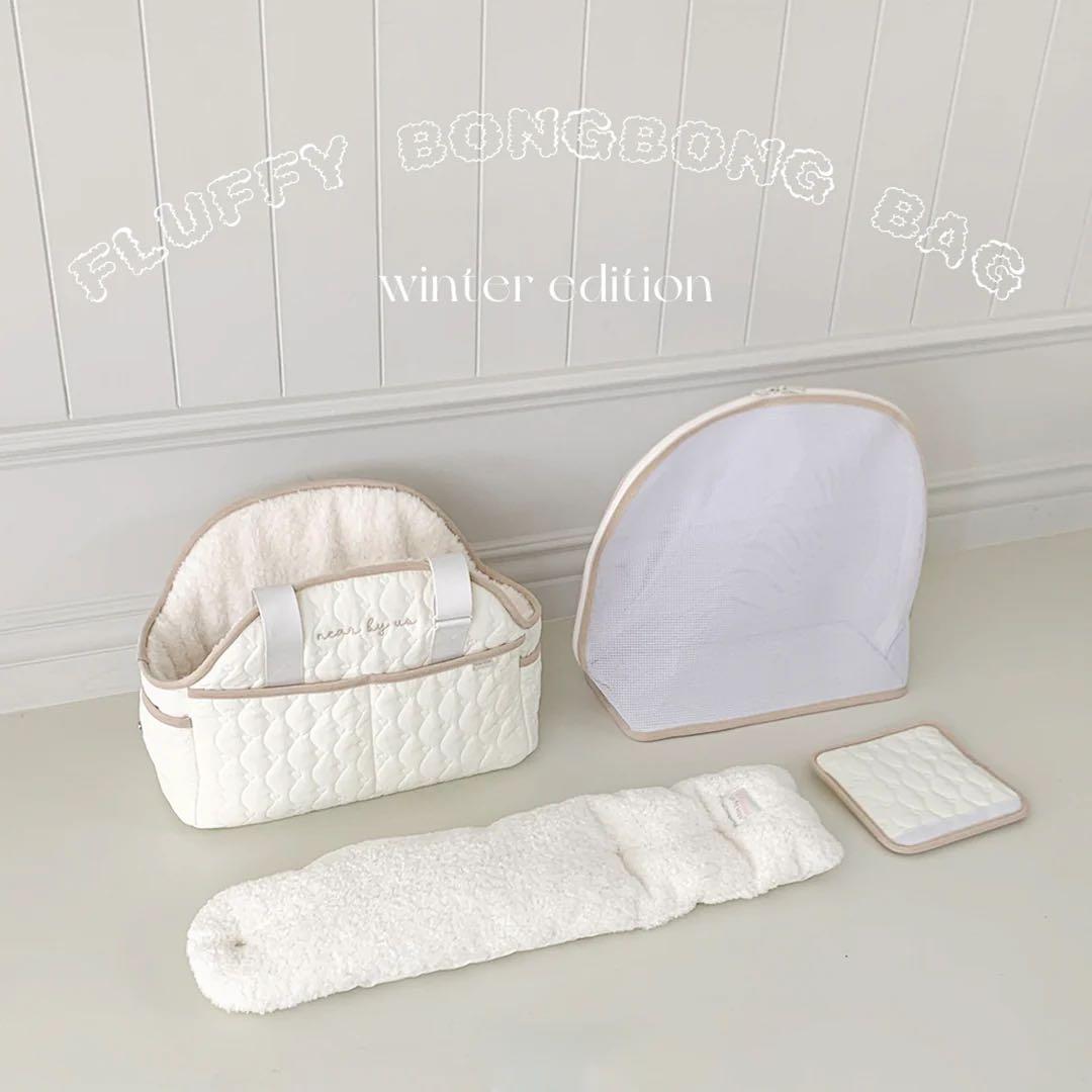 キャリーバッグ・スリング near by us FLUFFY BONGBONG BAG