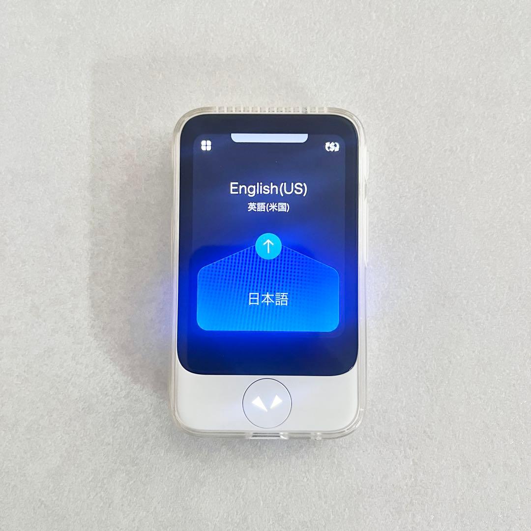 POCKETALK S ポケトーク　ケース付　ストラップ付　翻訳機　海外　出張