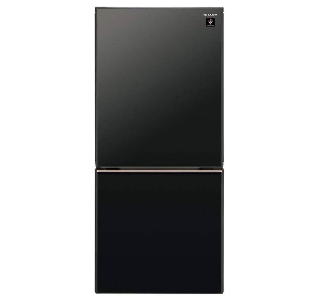 SHARP シャープ プラズマクラスター 冷蔵庫 137L 2019年製　黒