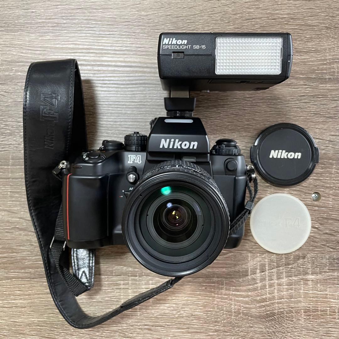 Nikon F4 動作確認済み 使用感少 純正ストラップ、説明書付き 作例あり