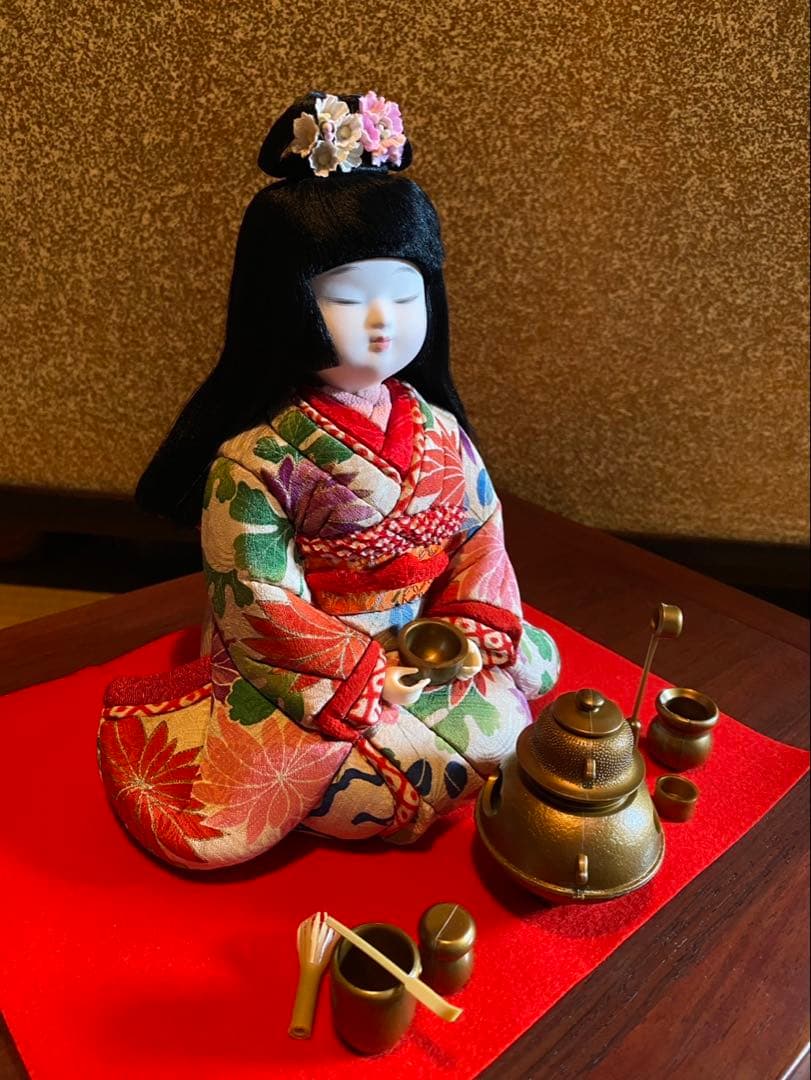 真多呂人形 木目込人形キット「お茶席遊び」 伝統工芸 茶道