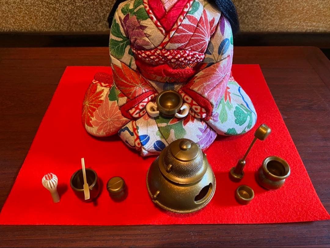 真多呂人形 木目込人形キット「お茶席遊び」 伝統工芸 茶道