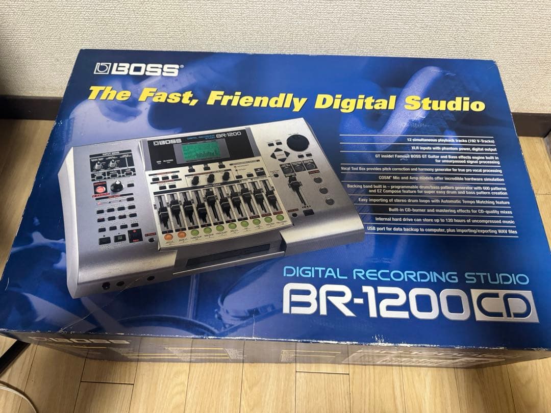 【電源確認済】マルチトラックレコーダー BOSS ボス BR-1200CD