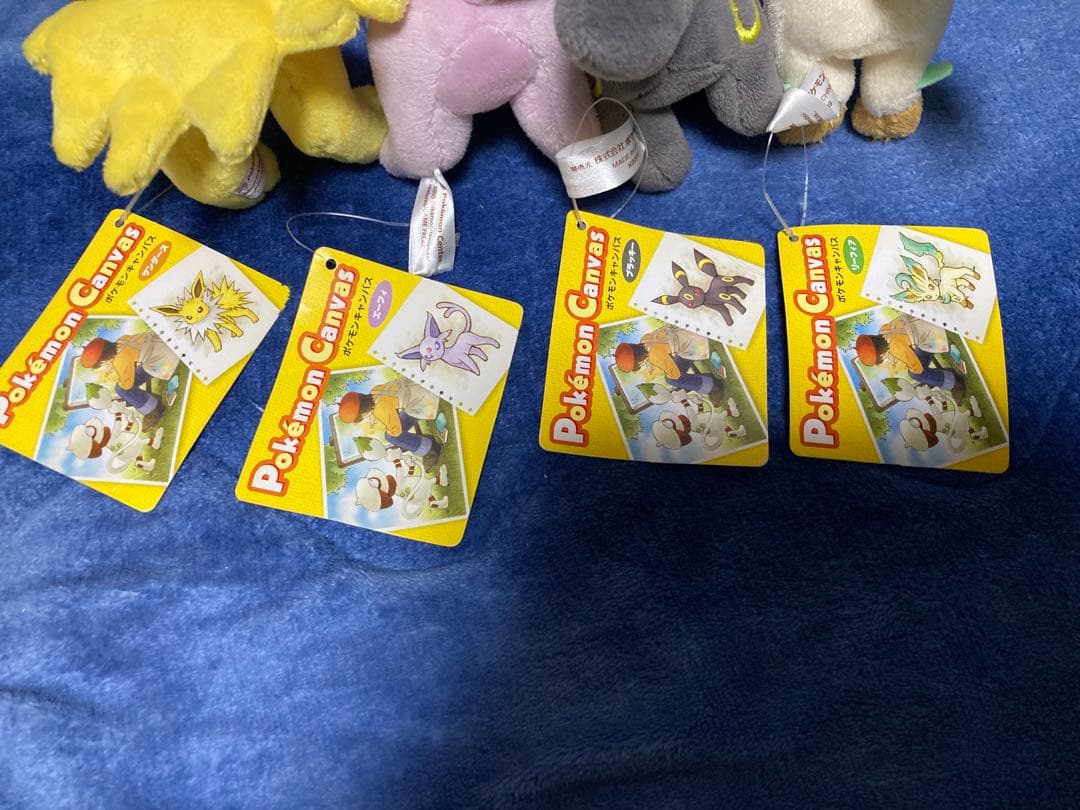 ポケモンセンター　キャンバス　ぬいぐるみ　タグ付き　4点セット