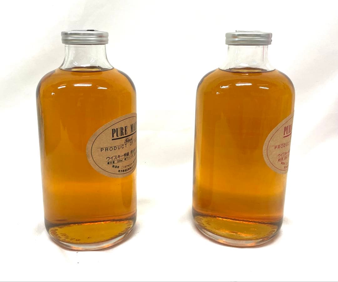 △ 未開栓 NIKKA WHISKY PURE MALT 500ml 2本セット